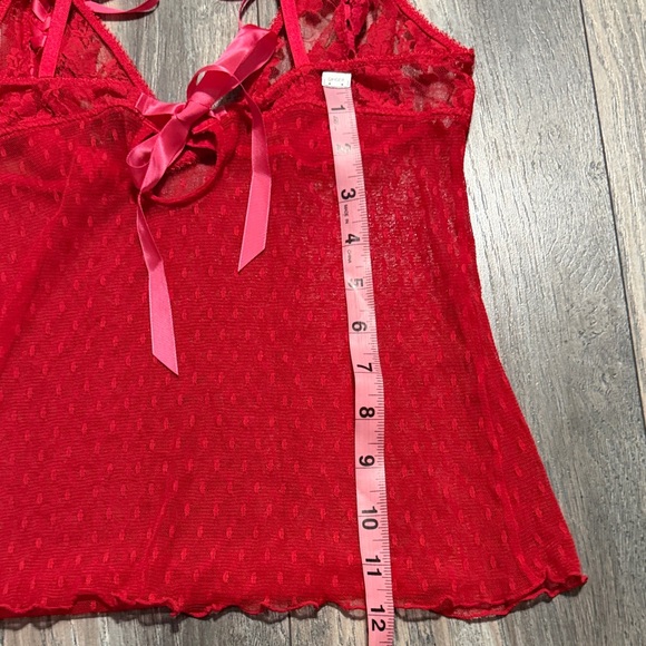 Victoria's Secret Red Lace Chemise - Picture 9 of 9